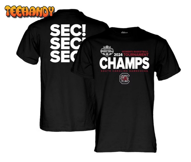 South Carolina Gamecocks 2024 SEC Women’s Basketball Champions T-Shirt