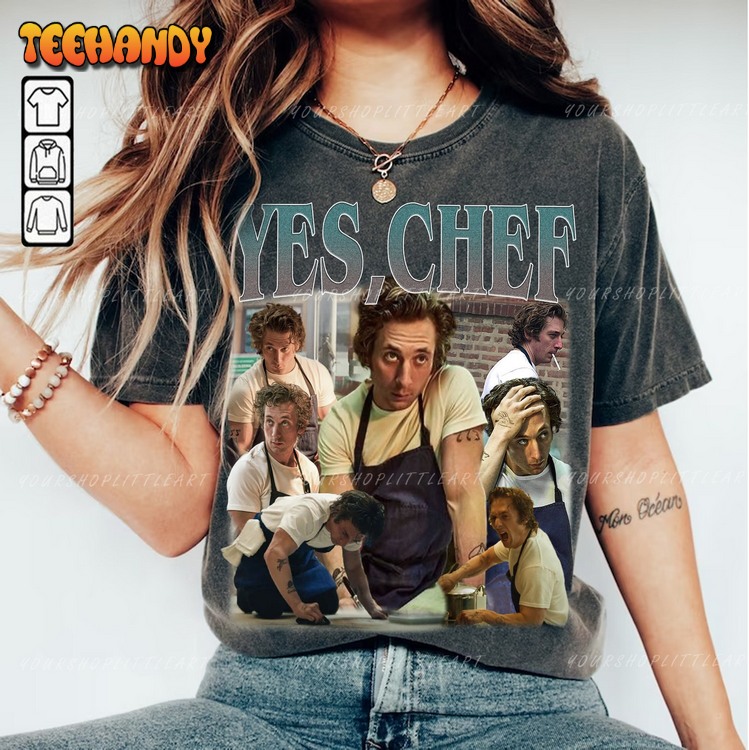 Vintage Yes Chef Shirt- Jeremy Allen White Shirt