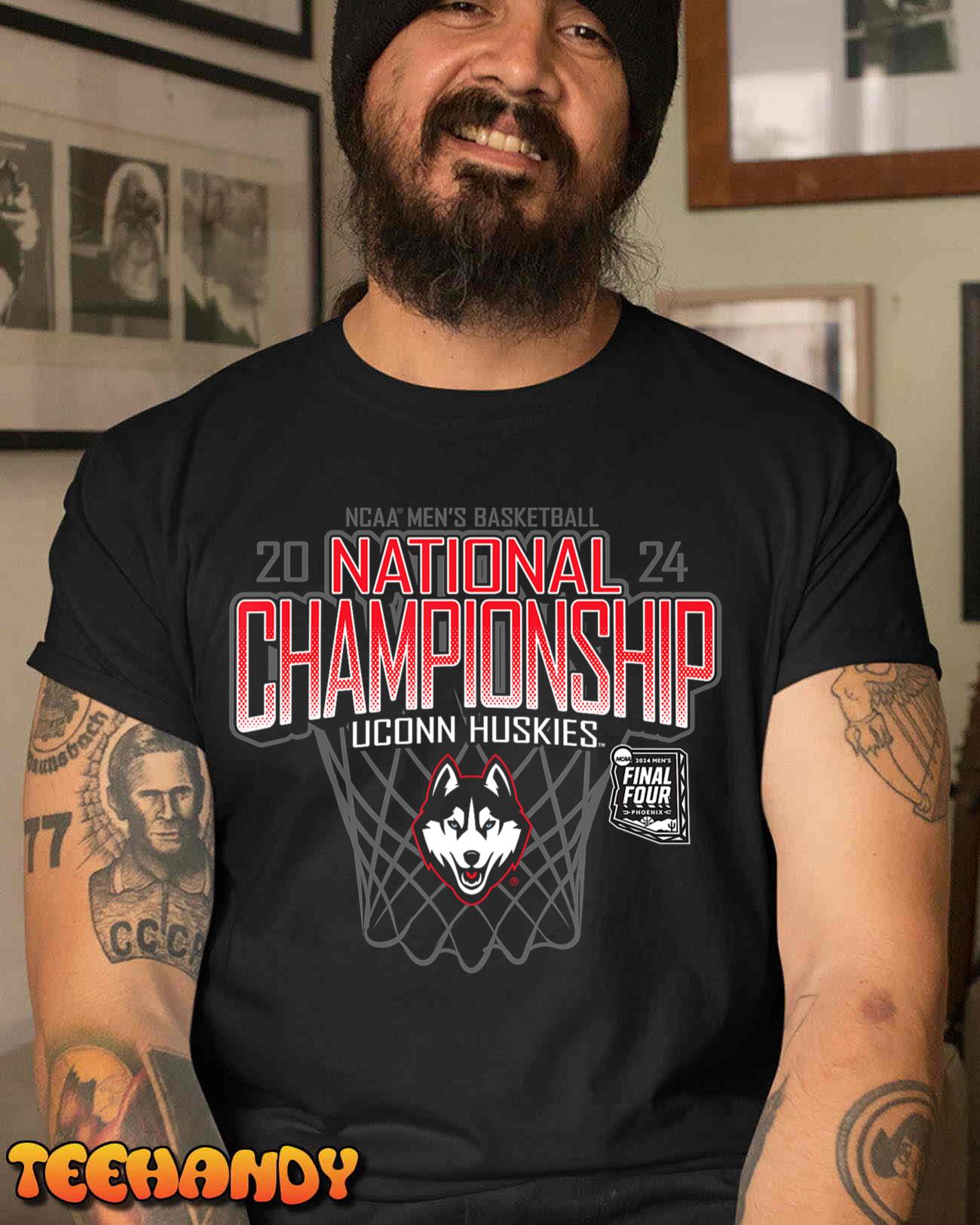 Connecticut Huskies National Championship 2024 Basketball T-Shirt