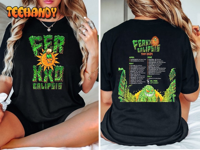 Ferxxocalipsis World Tour 2024 Shirt, Feid Ferxxo 2024 Tour T Shirt