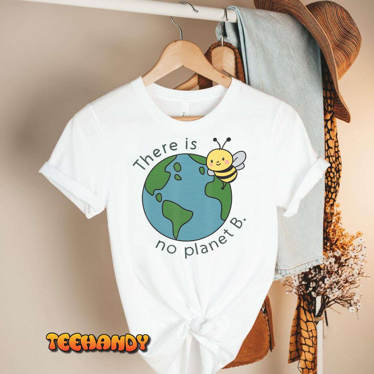 Happy Earth Day 2024 Cute Planet Bee Mother Earth Aesthetic T-Shirt