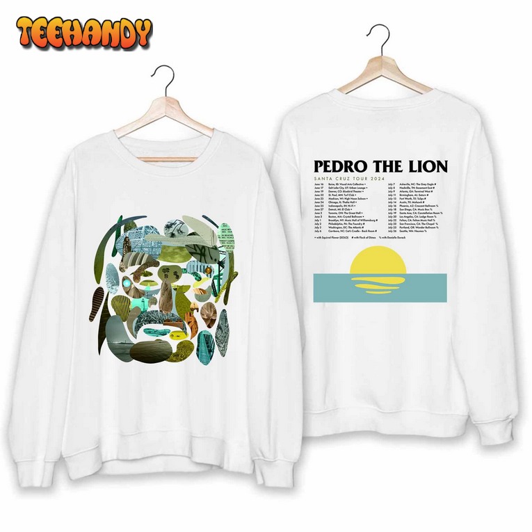 Pedro The Lion – Santa Cruz 2024 Tour Shirt, Pedro The Lion 2024 Concert Shirt