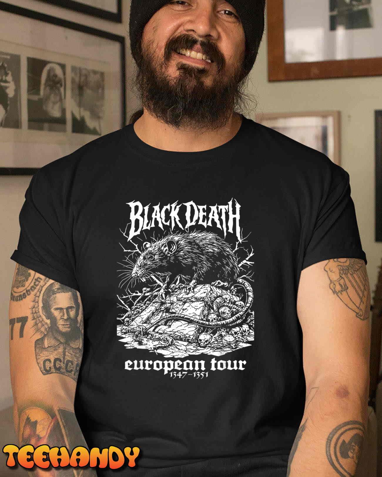 Plague Rat Medieval History Goth T-Shirt