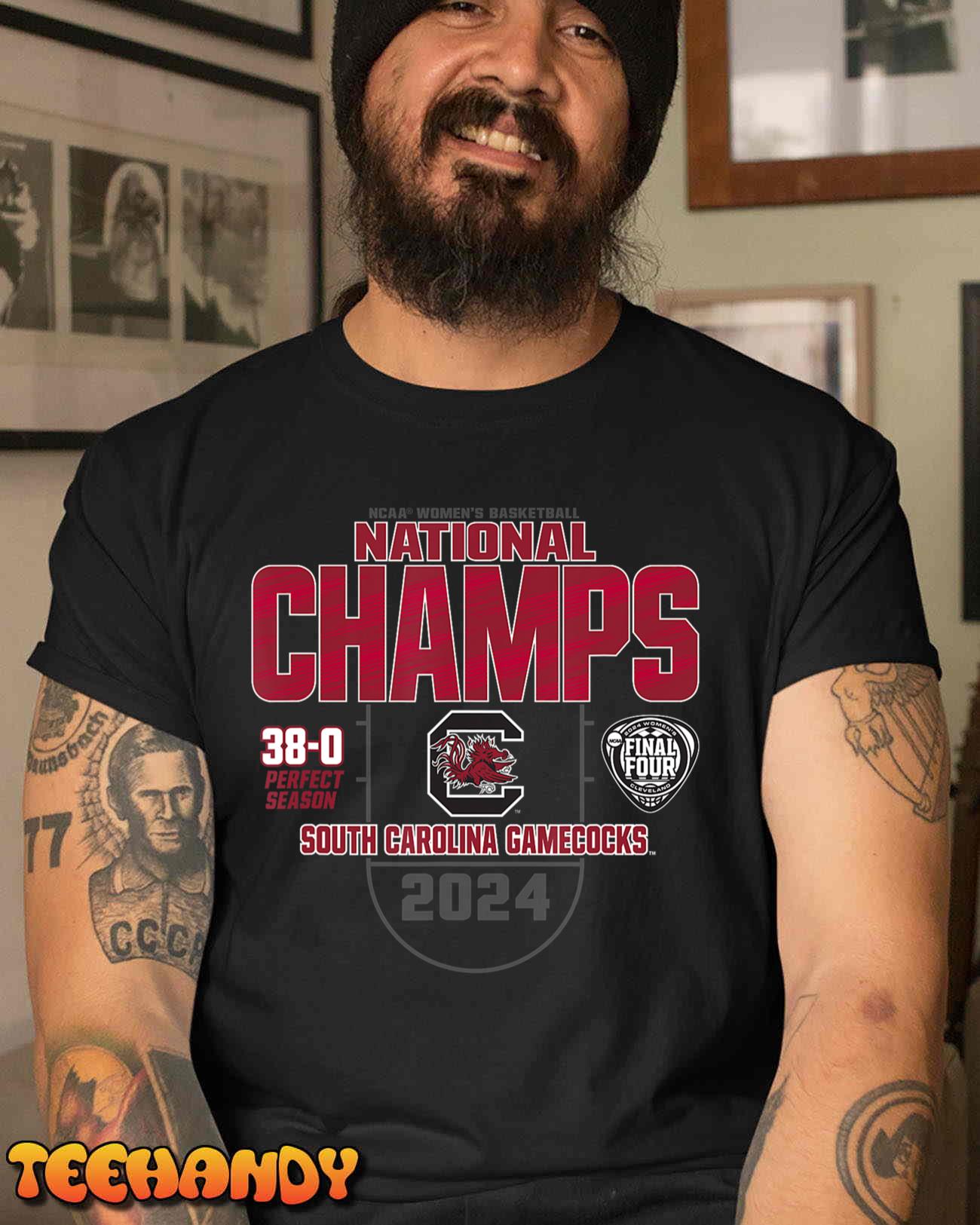 South Carolina Gamecocks National Champs 2024 Perfect Season T-Shirt