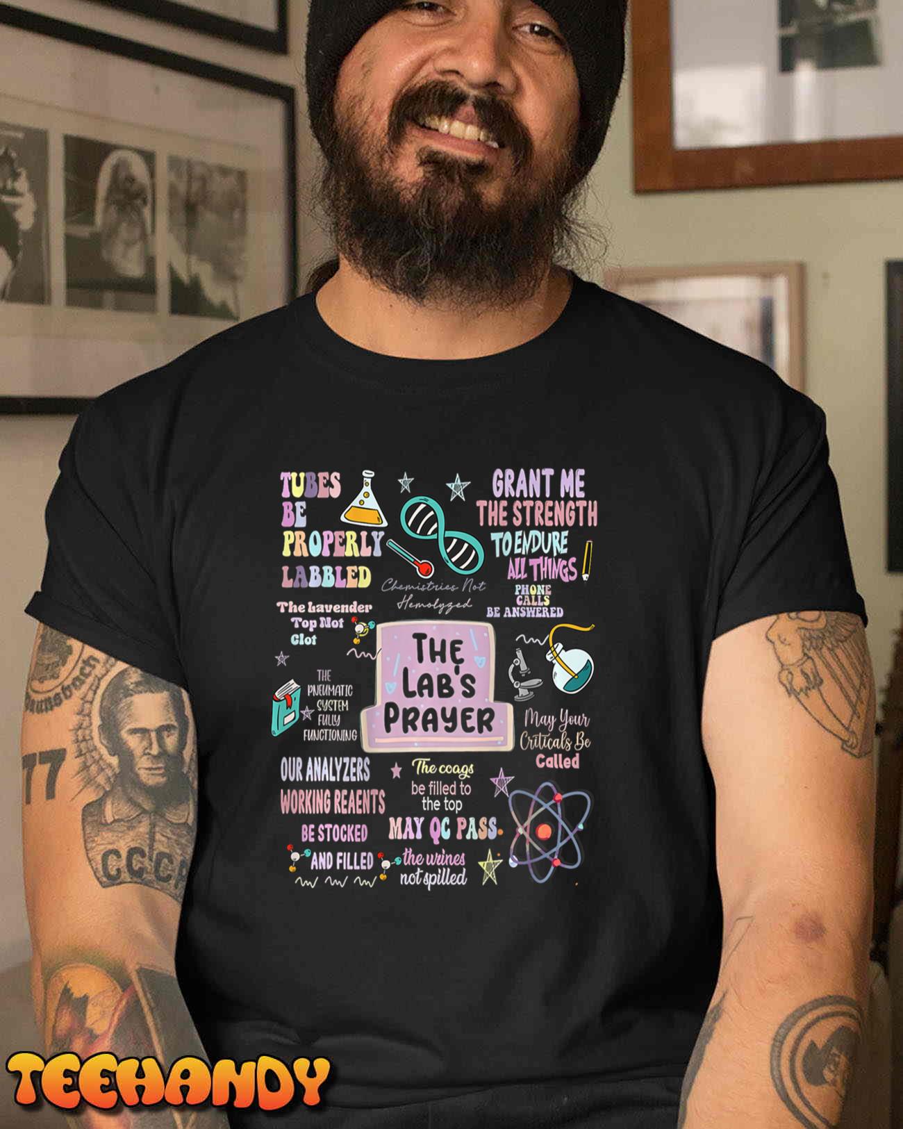 The Lab’s Prayer Medical Laboratory Scientist Lab Week 2024 Long Sleeve T-Shirt