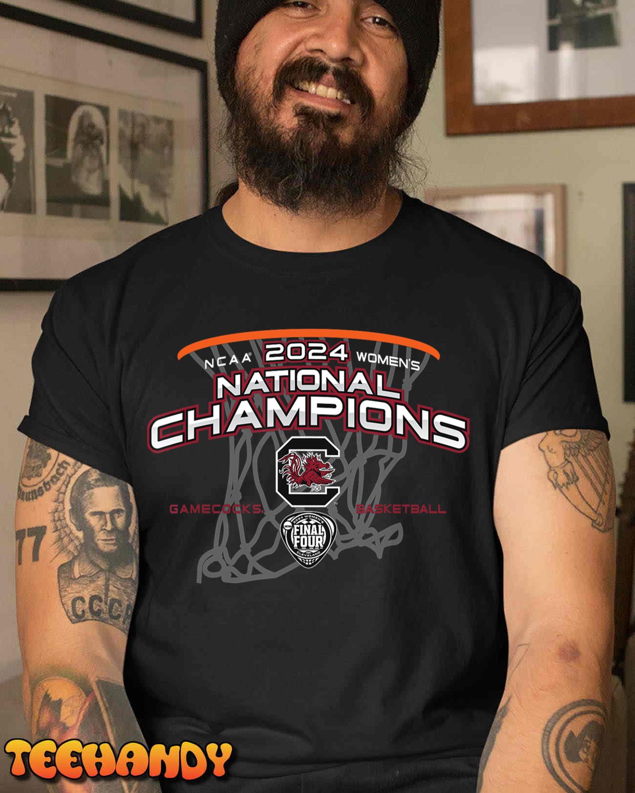 USC Gamecocks National Champs 2024 Women’s Basketball Net T-Shirt