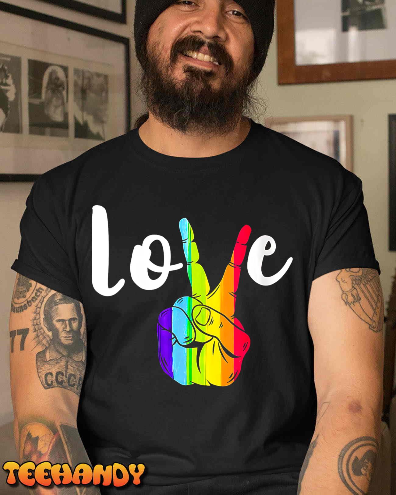 Pride Love is Love Equality Rainbow LGBTQ T-Shirt