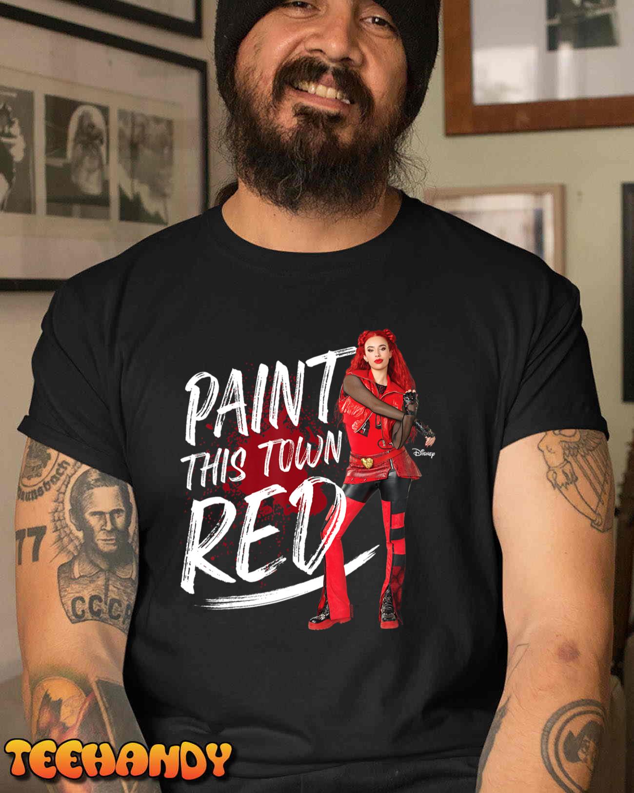 Descendants 4 – The Rise Of Red Paint This Town T-Shirt