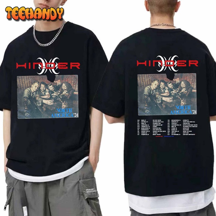 Hinder 2024 Tour Shirt, Hinder 2024 Concert Shirt