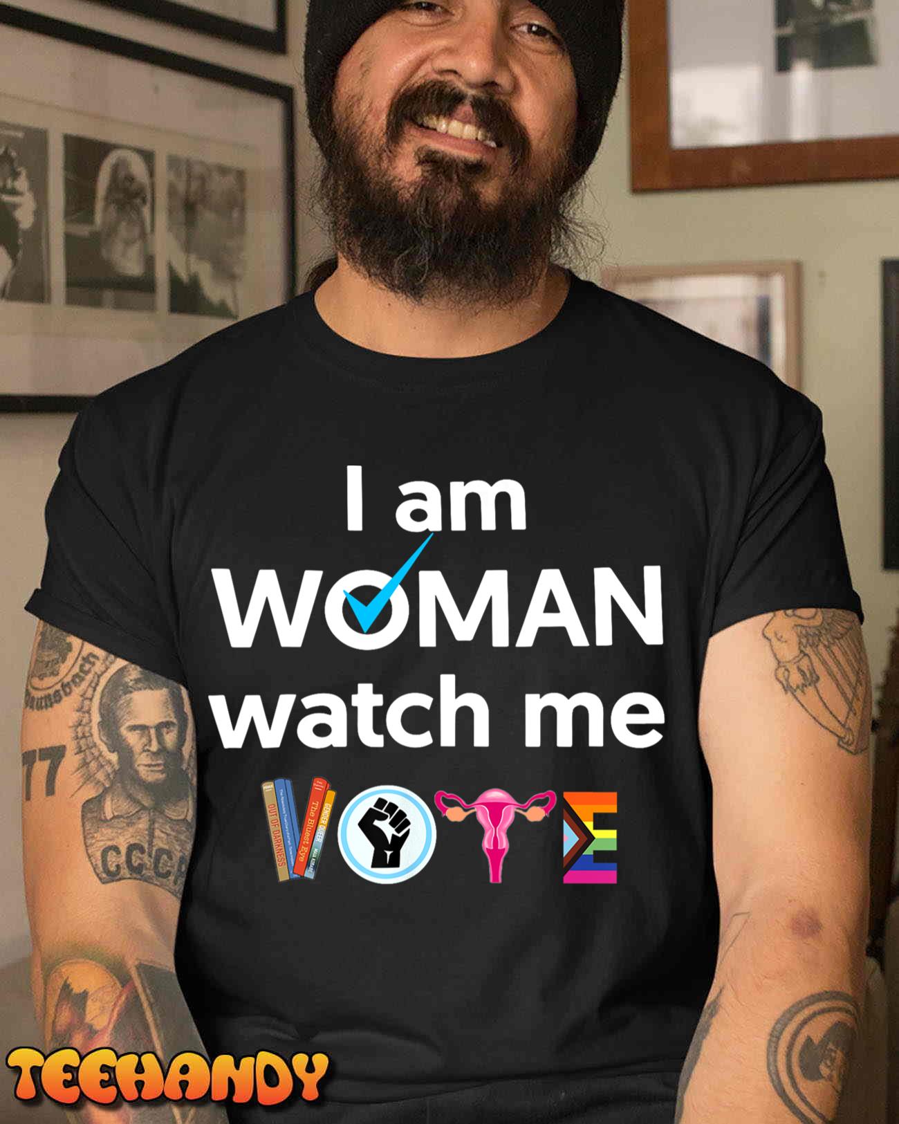 I Am Woman Watch Me Vote T-Shirt