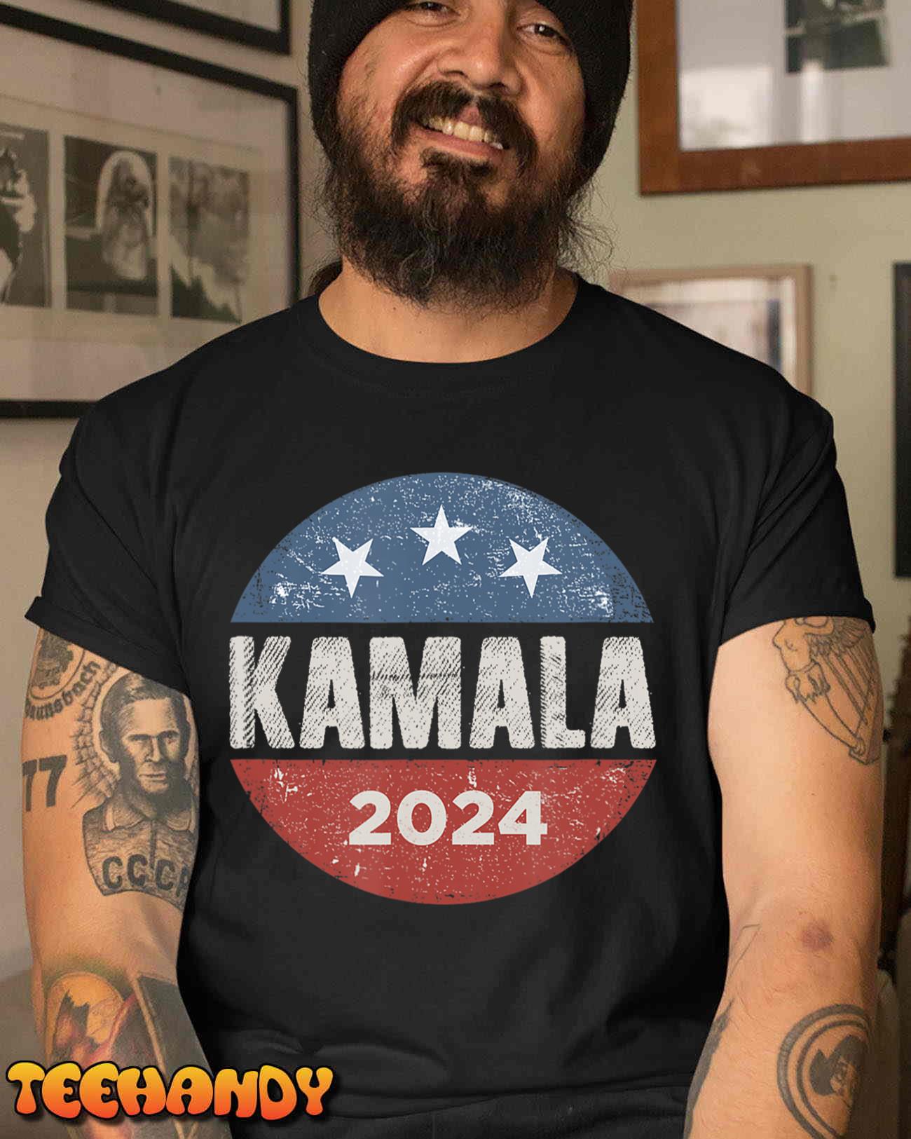 Kamala Harris 2024 For President Campaign For men and women T-Shirt