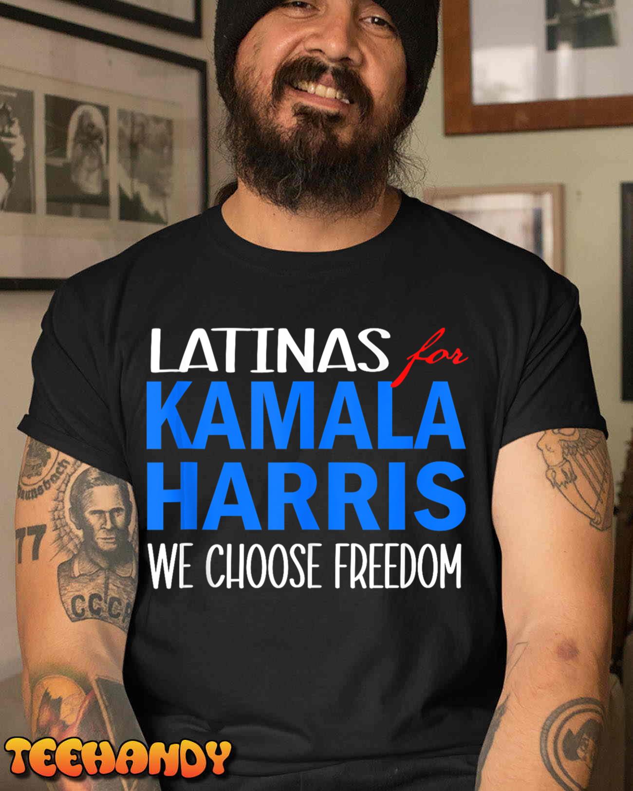 Latinas for Kamala Harris 2024 We Choose Freedom Tank Top