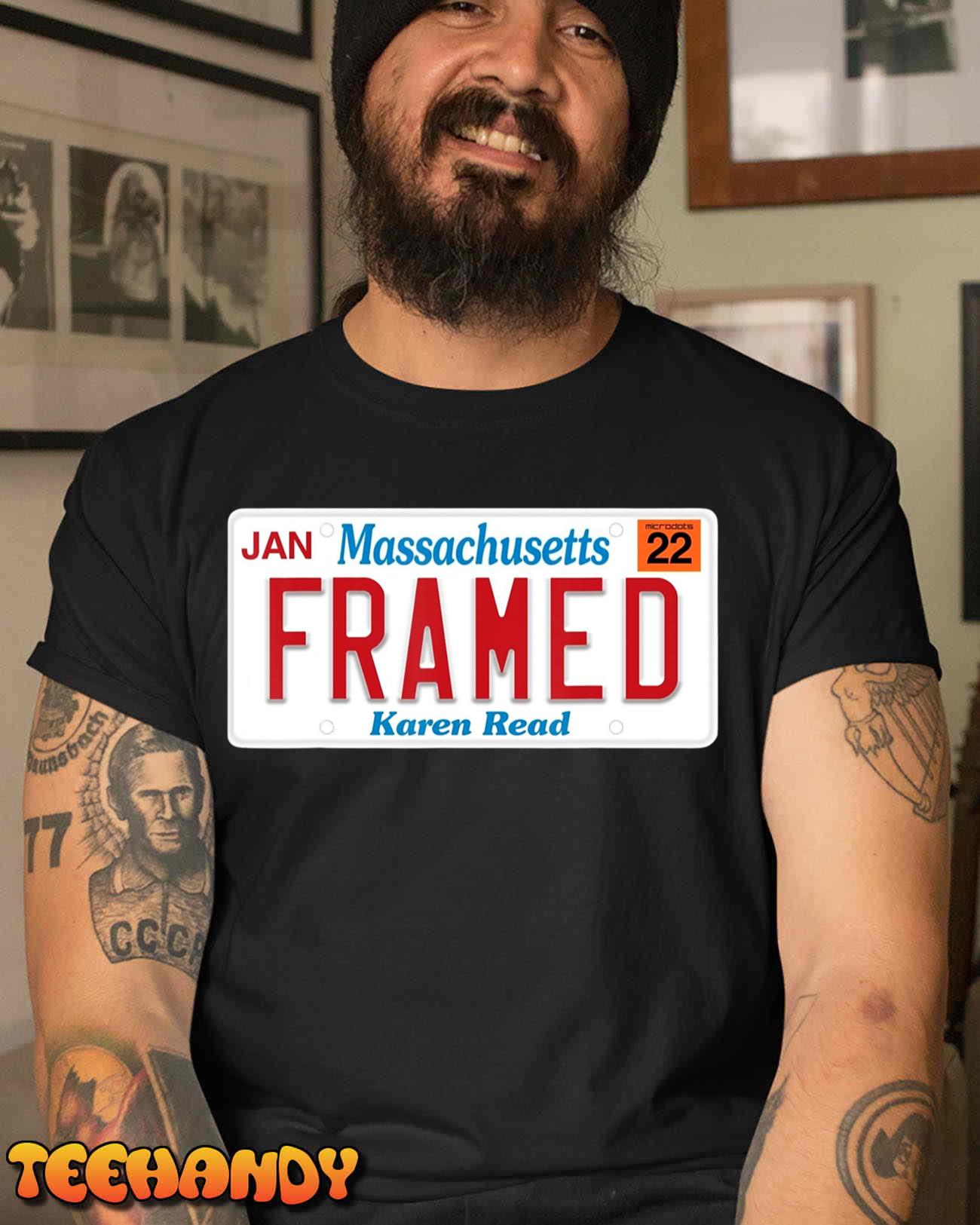 Massachusetts Framed Karen Read T-Shirt