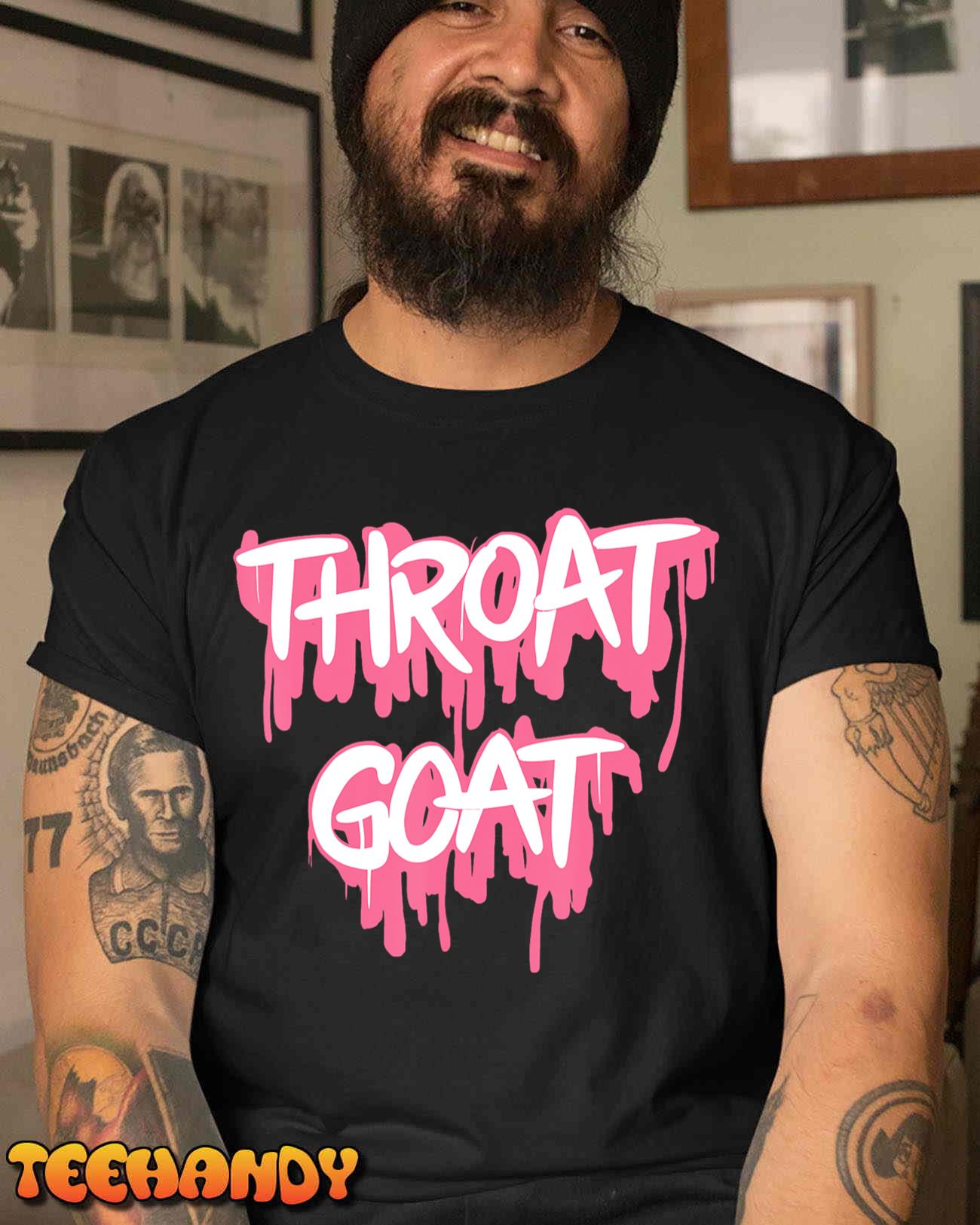 Throat Goat Funny Adult Humor Sarcastic Outfit T-Shirt