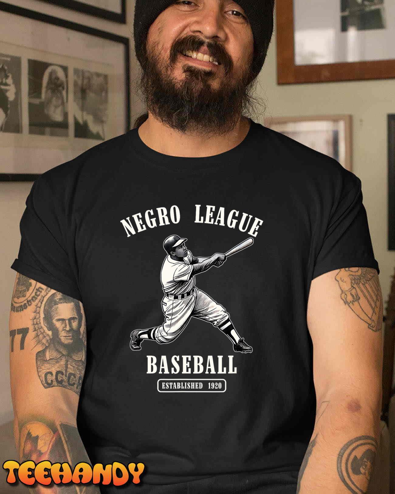 Vintage Negro League Baseball Black History Month Juneteenth T-Shirt