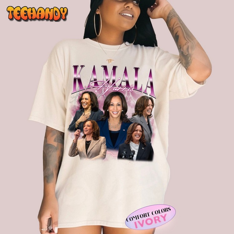 Kamala Harris 2024 T-shirt Harris Presidential Election 2024 Bootleg Rap T Shirt